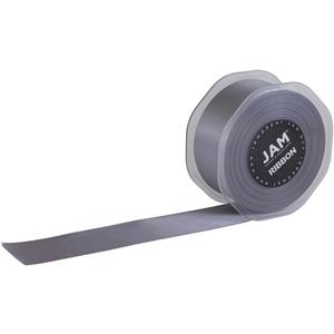 JAM PAPER Double Faced Satin Ribbon - 1 1/2 Inch Wide x 25 Yards - Silver - Sold Individually