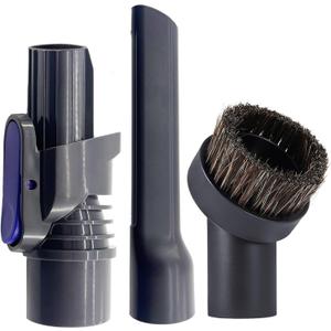 IX141 Pet Cordless Stick Vacuum Replacement for Shark IX141 IZ363HT IZ361H IZ462H IZ483H IZ362H IX140 IZ140 IX142 IZ162H,1.25" Horse Hair Brush Attachment Crevice Tool Adapter for D-Shaped Vacuum
