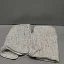 a moment Beige Reversible Pillow Covers 2 Pack - Farmhouse Chenille Throw Pillows, Neutral Textured Decorative Throw Pillow Covers with Border for Couch Sofa Bed (12x20 Inch, No Insert)