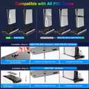 PS5 Cooling Station Stand RGB with Dual Controller Charging Station for PlayStation 5 Console, PS5 Accessories Incl. Controller Charger, Cooling Fan, Headset Holder, 3 USB Hub