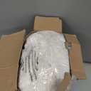 Bedsure Luxurious Faux Fur Duvet Cover King Size Set - Ultra Soft & Fluffy & Cozy & Warm - Elegant Shaggy Bubble Design Bedding with Duvet Cover and Pillow Shams, Coconut White (09 - Coconut White (No Comforter))