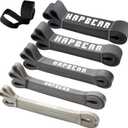 HAPBEAR Pull Up Assistance Bands Set of 5 - Resistance Bands for Working Out, Stretching, Physical Therapy, Muscle Training (Gray(5-170LBS))