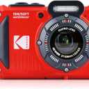 KODAK PIXPRO WPZ2 Rugged Waterproof Digital Camera 16MP 4X Optical Zoom 2.7" LCD Full HD Video, Red