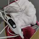 Heated Blanket Electric Throw, 50" x 60" Heating Blanket with 5 Levels & 10 Hours Auto Off, Extremely Soft Flannel Warm Blanket Gifts Over Heat Protection, ETL Certified Machine Washable