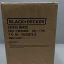 BLACK+DECKER 12 Cup Thermal Programmable Coffee Maker with Brew Strength and VORTEX Technology, Black/Steel, CM2046S