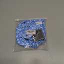 ZAFUL Women's Tie Back Padded High Cut Bralette Bikini Set Two Piece Swimsuit, Size S (Floral Baby Blue)