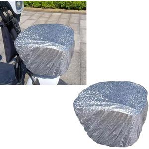 YehVeh 2 Pack Bike Basket Rain Cover Lightweight Waterproof Liner Wrap Case for Bike Front Rear Baskets Rack Trunk Bag Electric Scooter Handlebar Cargo Grocery Storage Carrier Motorcycle Ebike