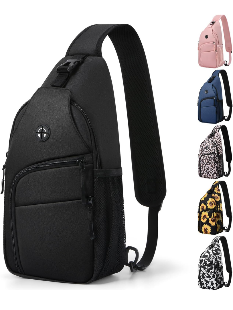 Tuwubi Crossbody Bags for Women Trendy,Sling Bag for Men with Adjustable Shoulder,Travel Essentials Backpack for Traveling