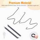 3 Pack Plate Hangers for The Wall, Suitable for 16-20 inch Art Plate, Stainless Steel Invisible Heavy Duty Wire Plate Holder with Wall Hooks, Plate Hangers for Displaying Plates, Platter, Dish, Black