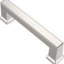 Alzassbg 10 Pack Brushed Satin Nickel Cabinet Pulls, 3-1/4 Inch(82.5mm) Hole Centers Modern Cabinet Handles Kitchen Pulls for Cabinets and Drawer AL3043SN