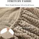 Soothing Home Sofa Covers, Sofa Hero Covers for Couch, Couch Cushion Covers, Sofa Covers Washable Sectional Couchs Covers Stretch Slipcovers for Pets (Khaki,Extra Large Single Seat Cover)