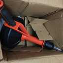 42 FT Drain Snake Hair Drain Clog Remover, Manual Or Powered, Plumbing Snake With Drill Adapte,Unclog Sink Drain Tool, Drain Auger for Toilet、Shower、Kitchen、Sink, No Auto Retract Or Feed, Red