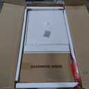 OLIXIS 7 Drawer Mobile File Cabinet Under Desk Storage Organization with Wheels Vertical Filing Chest Rolling Wood Small Desk Printer Stand for Home Office, 15.75"D x 18.74"W x 34.25"H, White