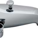 EZ-FLO 5-1/4 Inch Zinc Bath Tub Diverter Spout with Side Outlet, Chrome, 15087