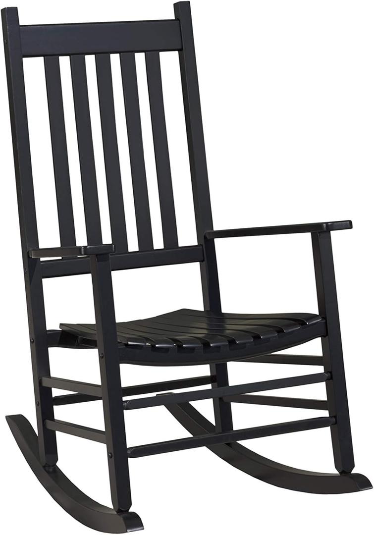 Woodlawn&Home, 100033, Mission Style Rocking Chair, Color: Black (Rocker)