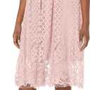 VEIISAR Womens Fashion Sleeveless Lace Fit Elegant Cocktail Party Dress (Pink, M)