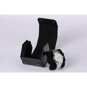 Watch Display Stand, Black Leatherette, Holds 1 Watch