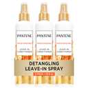 Pantene Conditioning Detangler Spray, ProV Repair & Protect, Nutrient Boost for Damaged Hair, Antioxidant Enriched, LeaveIn Conditioner, Smooth & Shine, SulfateFree, 8.5 Fl Oz, 3 Pack