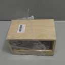 Transparent Parakeet Nesting Box,Wooden Parrot Nest Breeding Box with Perch Natural Bird House for Cage Suitable for Lovebirds Cockatiels Canaries