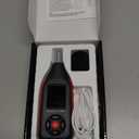 Decibel Meter Sound Level Data Logger, Portable SPL Meter Noise Monitor with Data Logging & Graph Printing, A/C Weighted, 30~130dB, Fast/Slow, MAX, Data Hold, 3-Color Alarm for Noisy Neighbor Factory