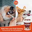 Dog Dental Wipes - Tooth Brushing Kit for Cats & Dogs - Dog Toothbrush Finger Dental Wipes to Remove Plaque & Tartar,Effective Teeth Cleaner (100PCS)