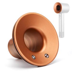 Front Baffle Shell Board Replacement for Dyson Supersonic HD01 HD02 HD03 HD07 HD08 Hair Dryer Attachment,Hair Dryer Front Cover with Sealing Ring (Gold)