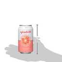 4 x Spindrift Sparkling Water, Grapefruit, 12 Fl Oz (EXP 08/11/26)