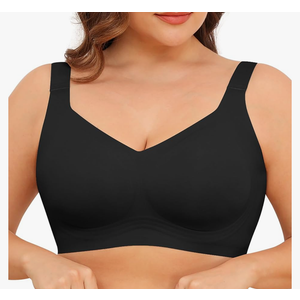 Women Wirefree Bras for Women Full Coverage No Underwire Everyday Bras Comfortable Wireless Padded Bras 5XL