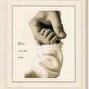 Vervaco Birth Record Counted Cross Stitch Kit 7.2"X9.6"-Baby Love On Ecru (18 Count)