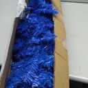 6 Feet Unlit Artificial Christmas Halloween Pencil Tree with Metal Stand Black