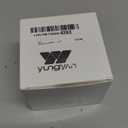 Yungyan 100 Pcs Mini Dessert Plates Cupcake Plates 3.5 Inch Cream Scalloped Rim Mini Paper Dessert Dish for Cake DIY Baking Party Wedding Birthday