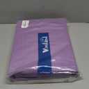 Viviland Cooling Queen Sheets, Bamboo Viscose with Elastic Corner Straps, Light Plum Cold Siky Sheet & Pillowcase Sets for Hot Sleepers