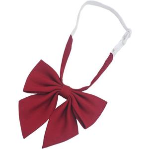 Bow Tie for Women Girl, Pre-tied Girl's Bowtie Solid Color Womens Bow Ties for Graduation Party School Office Casual