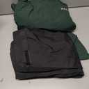 Men's Waterproof Golf Rain Suit Rain Gear Jacket and Pant Outdoor Lightweight Hooded Raincoat (Large, Dark Green)