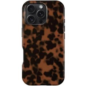 BayPastel X Compatible with iPhone 16 Pro Max Case Tortoise Design, [Military Grade Protection], 8FT Drop Resistant Shockproof Heavy Duty Phone Case Women Men for iPhone 16 Pro Max 6.9”, Turtle Shell