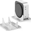 SNANSHI Mac mini M4 Stand (Vertical) - Heavy-Duty Metal Mount for Mac mini M4 & M4 Pro, Easy Power Button Access, Space Saving - Optimal Cooling for 24/7 Home Lab, Clawdbot & AI