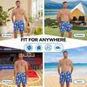 Scotamalone Mens Swim Trunks Board Shorts Swimwear Bathing Suits Quick Dry for Beach,Travel,Vacation,Swimming, Surfing,Casual (XL)