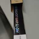 REPTI ZOO 8W Reptile T5 HO UVB Lighting Combo Kit, Light Fixture Reptile Terrarium Hood, with Detachable Curved Reflector and 1pc Desert 10.0 UVB T5 Lamp, ETL certificated