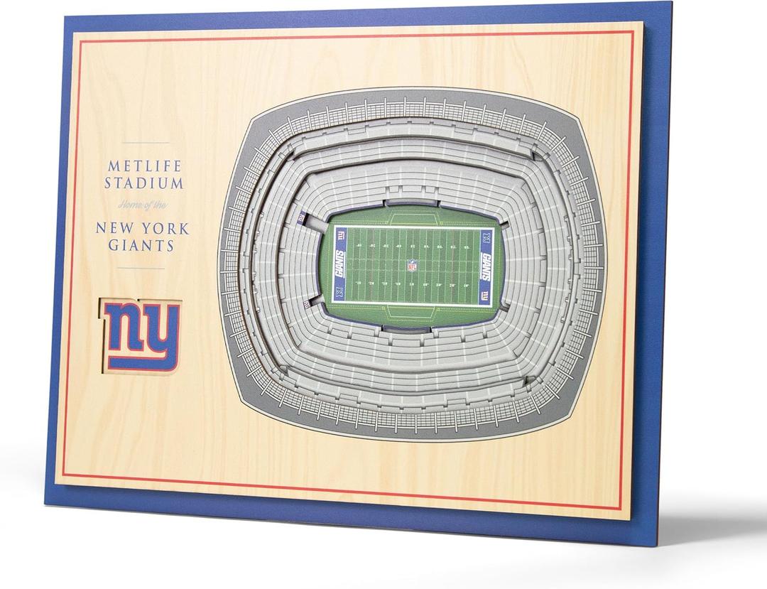 YouTheFan NFL 5-Layer StadiumView Wall Art