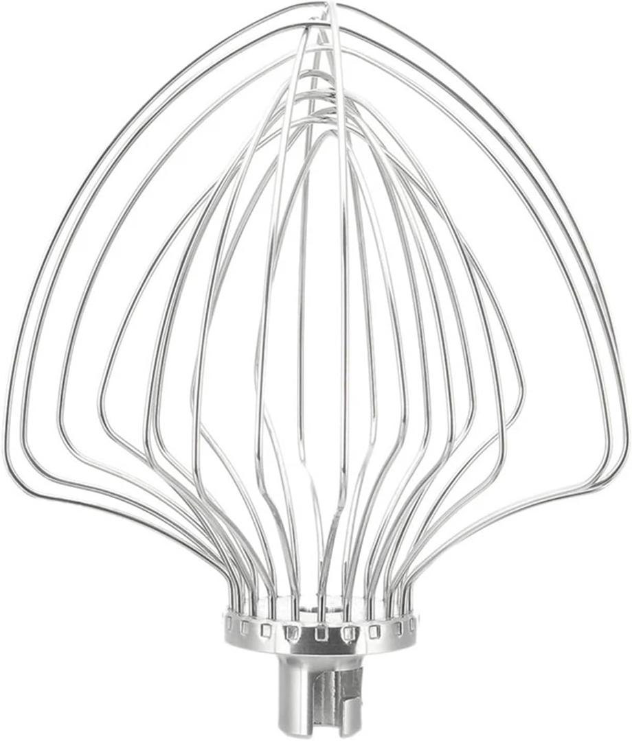 Replacement Wire Whip for 5K7EW Vertical Mixer Aid, 7 Quart Lift Bowl 6-Wire Whip Attachment Part Accessories (Silver)