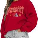 UNIQUEONE Game Day Sweatshirt Women Football Sweatshirts Football Mom Hoodie Touchdown Shirt Casual Crewneck Pullover. XL
