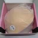 Mearter Ultra Push up Sticky Bra Pads Inserts | Double Sided Adhesive Bra Inserts | Stick on Bra for Sports Bra Swimsuit (Large, Beige) (Beige, L)