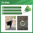 Carpenter Bee Traps for Outside, Brain's Bee Butter, 2 Pack Sticky Trap, Wood Bee Traps for Outside