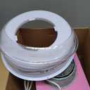 Nostalgia Vintage Hard and Sugar Free Candy Countertop Cotton Candy Maker, Includes 2 Reusable Cones And Sugar Scoop  Pink