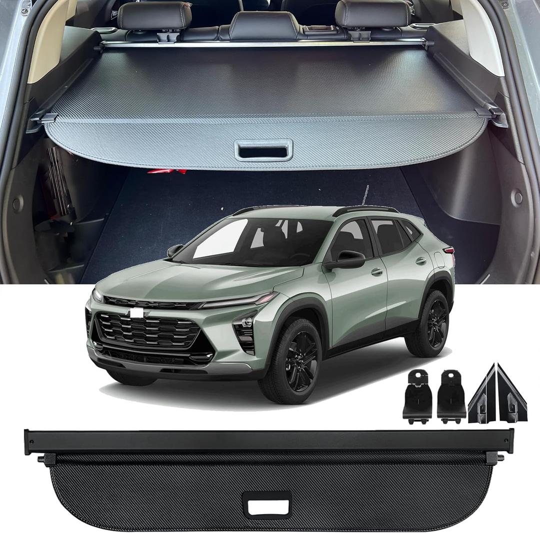 Retractable Cargo Cover Compatible with 2024 Chevrolet/Chevy Trax 2025 SUV Accessories Rear Trunk Cover Trunk Security Cover Shielding Shade 2024 Chevrolet/Chevy Trax Cargo Cover 2025