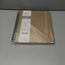 POPRUN Teacher Planner 2025-2026, (Letter Size - 8.5'' x 11'') Academic Lesson Planner (July 2025 - June 2026), with Monthly Tabs, Thick Papers, 2-Sided Pocket, Leather for Teachers, Champagne Gold