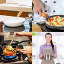 Patelai 8 Pieces Fall Cast Iron Skillet Handle Covers Pan Handle Holder Sleeve Heat Resistant Non Slip Skillet Pot Holders Mitt for Fall Thanksgiving Kitchen Cooking BBQ Baking Cookware, 8 Styles