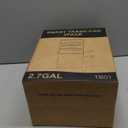 Vanpopubs 2 Pack 2.7 Gal Bathroom Trash Can with Lid, Automatic Trash Can Small Smart Garbage Can Touchless, Slim Motion Sensor Waterproof Plastic Trash Bins for Bedroom Office Kitchen Toilet (White)