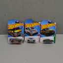 Hot Wheels HW Metro 1/10 - Hot Wheels High, Hot Wheels - Audi RS E-Tron GT - HW Green Speed ​​4/10, Hot Wheels Compact kings 2/5 Fiat 500e, Pack of 3