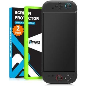 Mothca 1 Pack Matte Glass Screen Protector for Nintendo Switch 2 Model 2025 [7.9 Inch] Anti-Glare & Anti-Fingerprint 9H Hardness Tempered Glass Film with Alignment Frame, Smooth as Silk